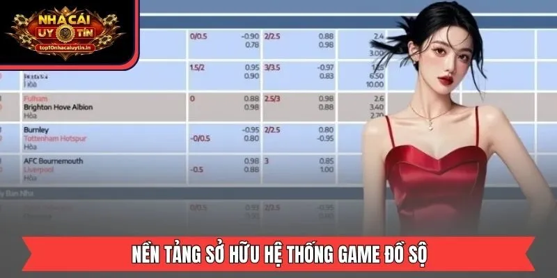 Nền tảng sở hữu hệ thống game đồ sộ